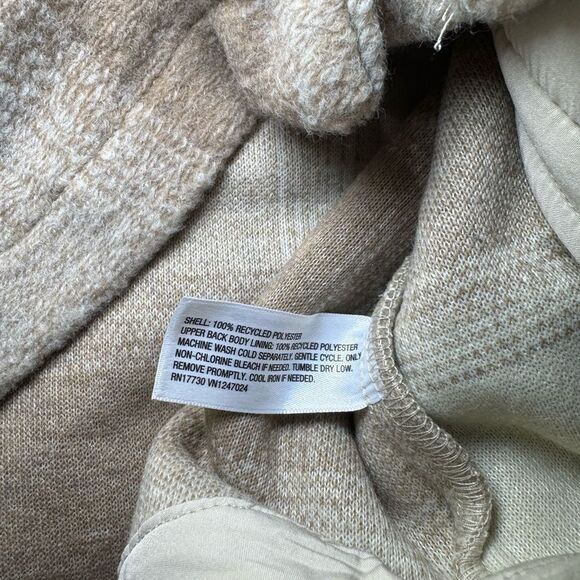 Ava & Viv Plaid Button-Up Jacket - Brown/Cream Size 2X NWT - Picture 5 of 6